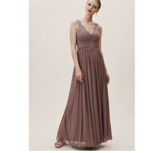 BHLDN Violet Grey Nouvelle Fleur Bridesmaid Dress